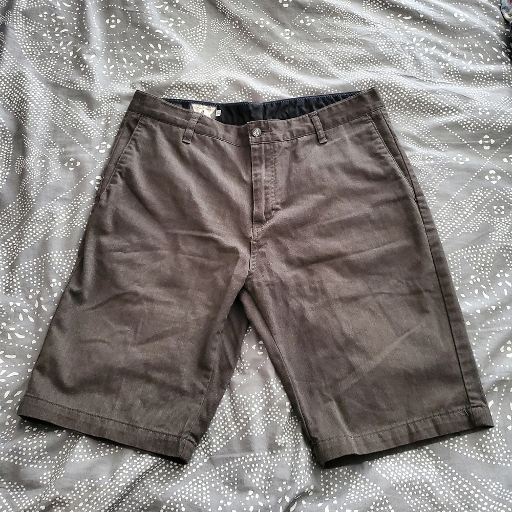 Men's Dark Grey Volcom Shorts